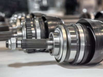 CV joint, one of the most important parts of the automotive suspension.